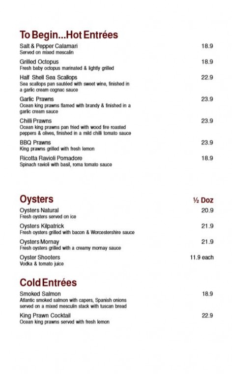 The office at george's menu
